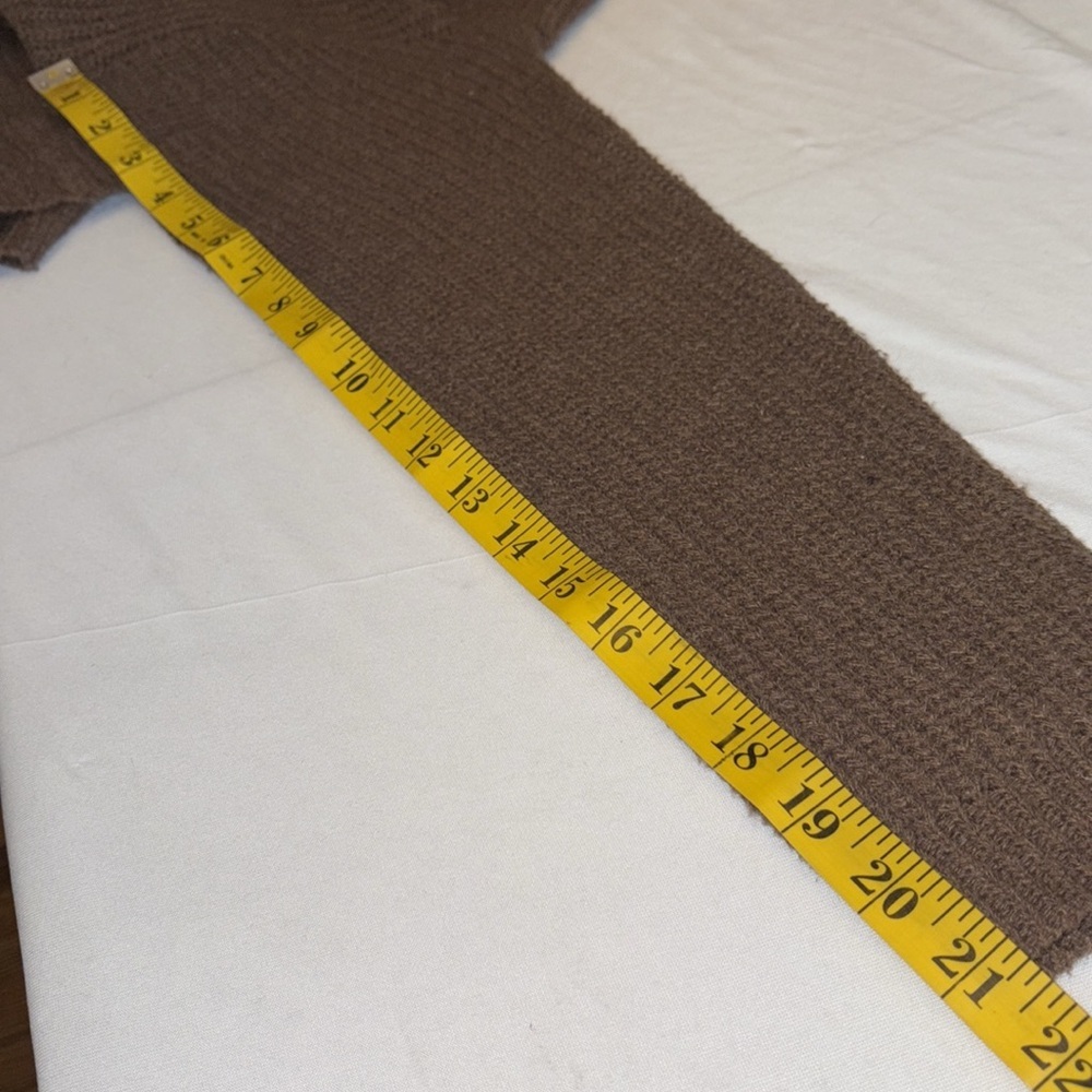 Andree by Unit fisherman’s cardigan sweater drape front pockets size medium - Picture 6 of 8